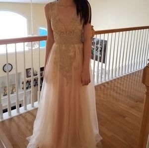 Xscape beaded prom dress